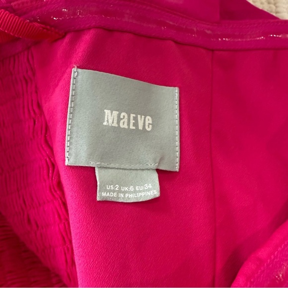 Maeve Pink Strapless Jumpsuit with Wide-Leg Design - Picture 9 of 10